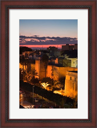 Framed Tunisia, Sfax, Medina along Avenue Ali Belhouane Print