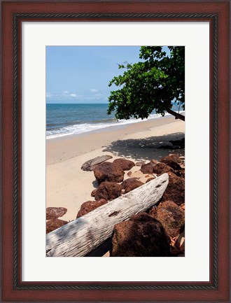 Framed View of the ocean on the Gulf of Guinea, Libreville, Gabon Print