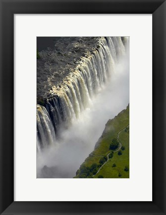 Framed Victoria Falls, Zimbabwe Print