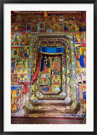Framed Ura Kidane Meret monastery, Lake Tana, Ethiopia Print