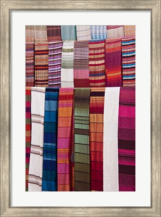 Framed Woven Fabrics, Morocco Print