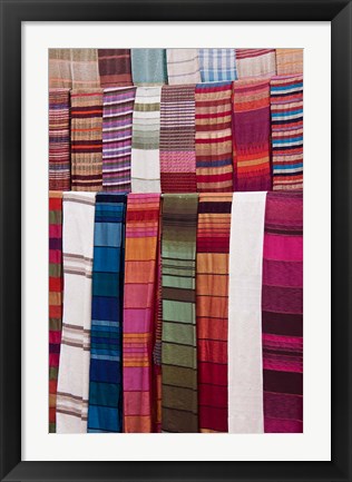 Framed Woven Fabrics, Morocco Print