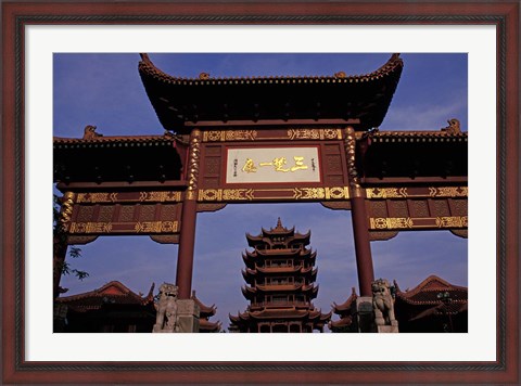 Framed Yellow Crane Chamber, Sichuan, China Print