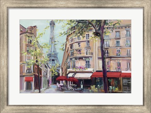 Framed Springtime in Paris Print