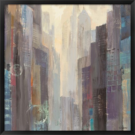 Framed City at Dawn Print