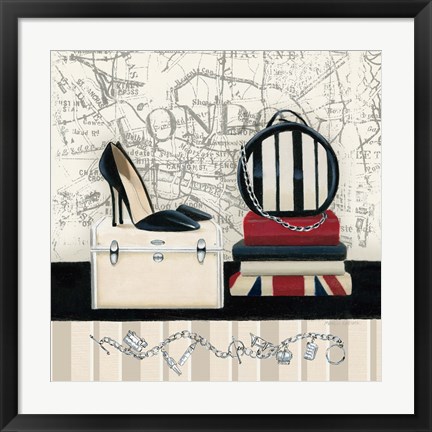 Framed Charming Travel I Print