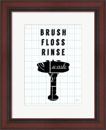 Framed Letterform Sink Print