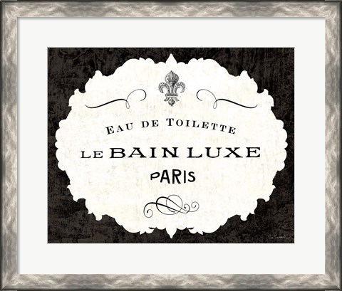 Framed Le Bain Luxe I Print