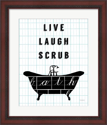 Framed Letterform Tub Print