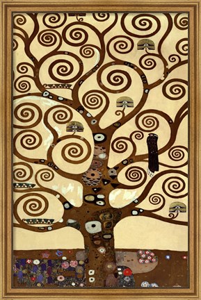 Framed Tree of Life, c.1909 (detail) Print
