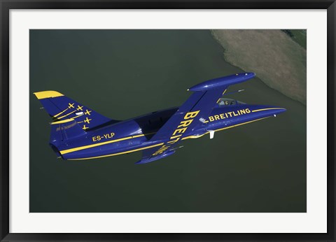 Framed Flying with the Aero L-39 Albatros in flight Print