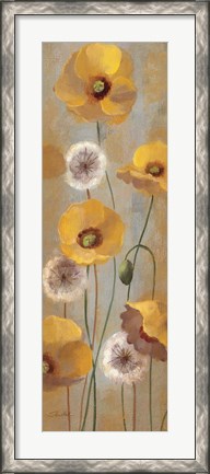 Framed Spring Poppies I Print