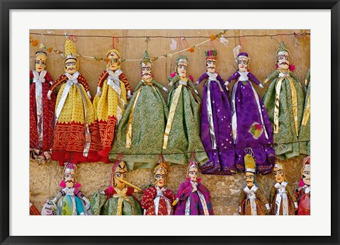 Framed Crafts for sale, Jaisalmer Fort, Jaisalmer, India Print