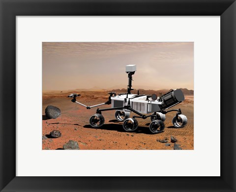 Framed Concept of NASA&#39;s Mobile Robot for Investigating Mars Print
