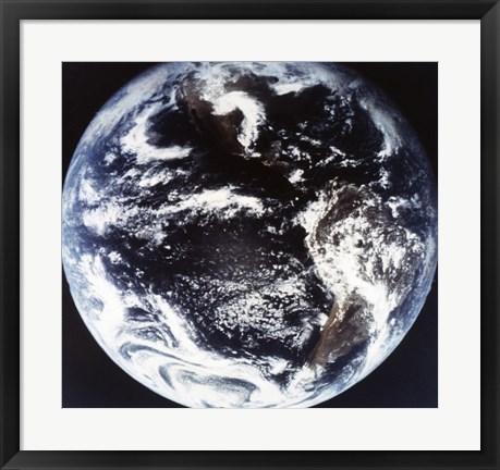 Framed Earth Outter Space Print