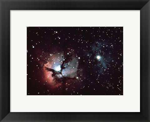 Framed Triffid Nebula In Sagitarius Print