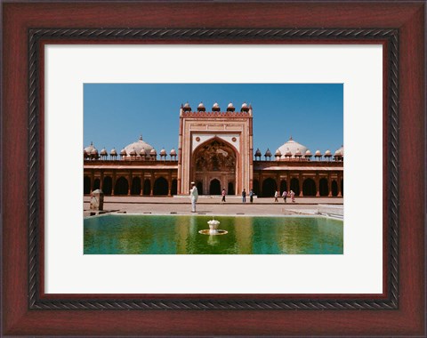 Framed Fatehpur Sikri&#39;s Jami Masjid, Uttar Pradesh, India Print