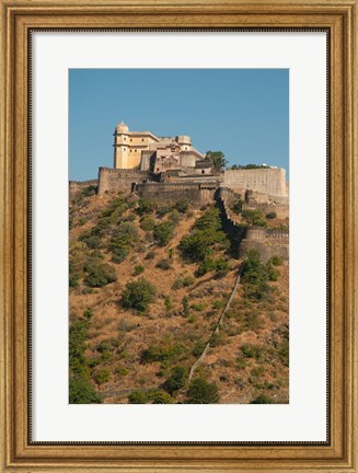 Framed Kumbhalgar Fort, Kumbhalgarh, Rajasthan, India Print