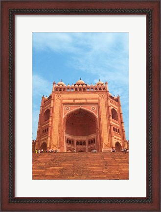 Framed Gate, Jami Masjid Mosque, Fatehpur Sikri, Agra, India Print