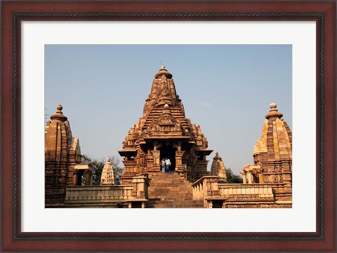 Framed India, Khajuraho. Lakshmana Temple at Khajuraho Print
