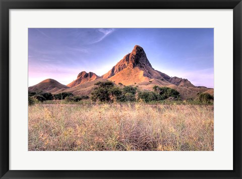 Framed Landscape of Padar Island, Komodo National Park, Indonesia Print