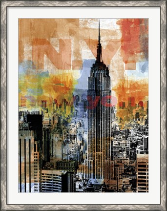 Framed New York Edge Print