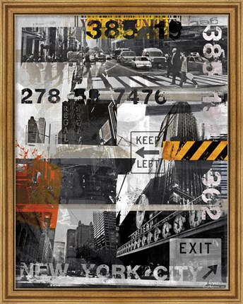 Framed New York Style XI Print