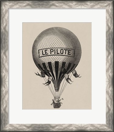 Framed Le Pilote Print
