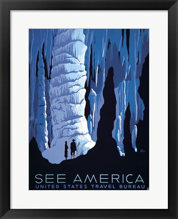 Framed See America Print