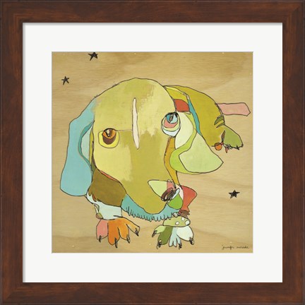 Framed Cooper Dog Print