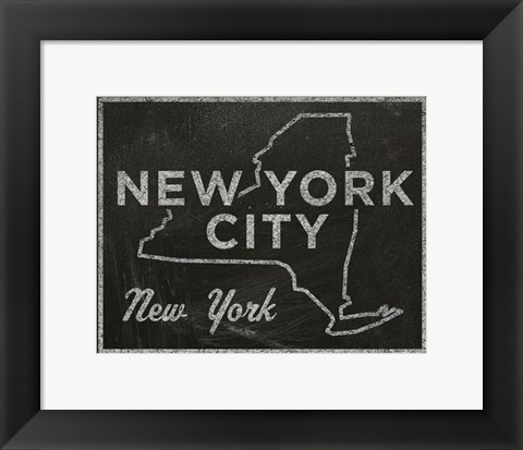 Framed New York City, New York Print