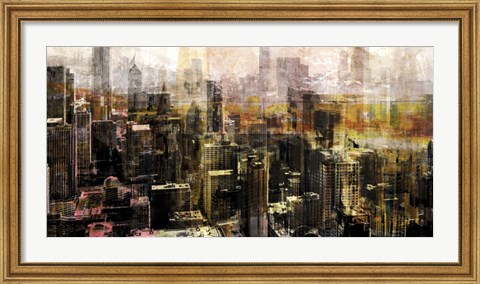 Framed Chicago Sky 10 Print