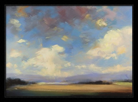 Framed Sky and Land II Print