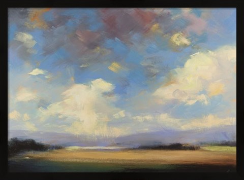 Framed Sky and Land II Print