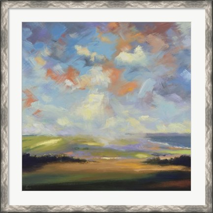 Framed Sky and Land VI Print