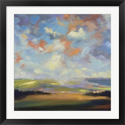 Framed Sky and Land VI Print