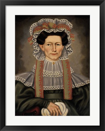 Framed Lady of Squire Williams House, ca. 1829 Print