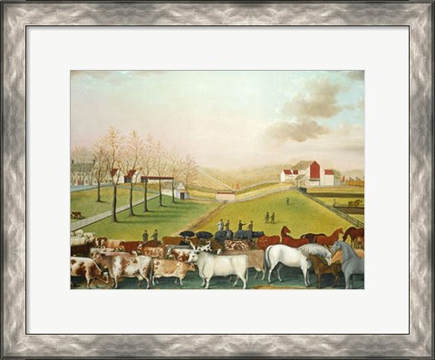 Framed Cornell Farm, 1848 Print