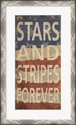 Framed Stars and Stripes Forever Print