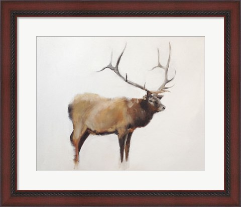 Framed Elk Print