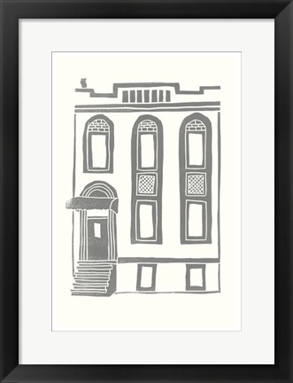 Framed Williamsburg Building 2 (199 Maujer Street) Print