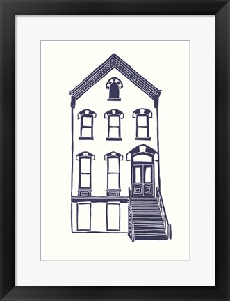 Framed Williamsburg Building 5 (Next Door on Maujer) Print