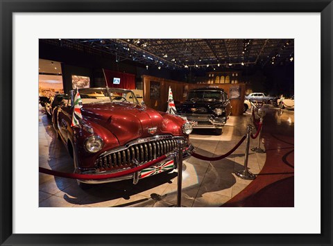 Framed Jordan, Amman, Royal Automoblie Museum, Classic Car Print