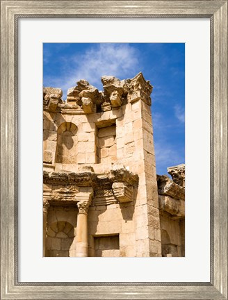 Framed Nymphaeum, Once the Roman city of Gerasa, Jerash, Jordan Print