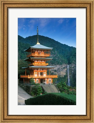 Framed Kumano Nachi Shrine, Katsuura, Wakayama, Japan Print