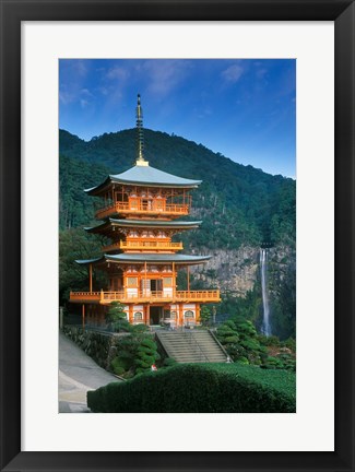 Framed Kumano Nachi Shrine, Katsuura, Wakayama, Japan Print