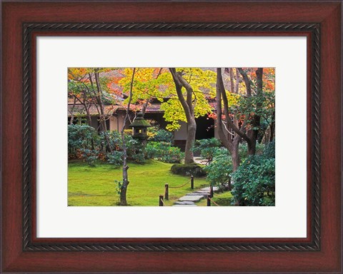 Framed Okochi Sanso, Arashiyama, Kyoto, Japan Print