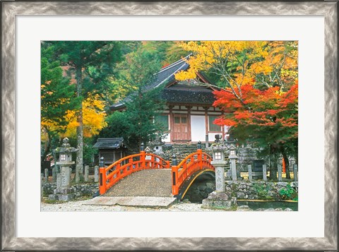 Framed Ryuzenji Temple, Nara, Japan Print