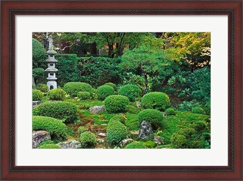 Framed Sanzen-in Temple, Ohara, Kyoto, Japan Print