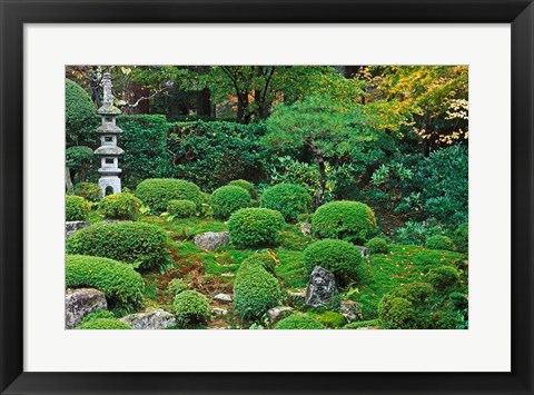 Framed Sanzen-in Temple, Ohara, Kyoto, Japan Print